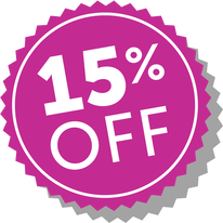 Premier Inn 15% off discount code pink offer label